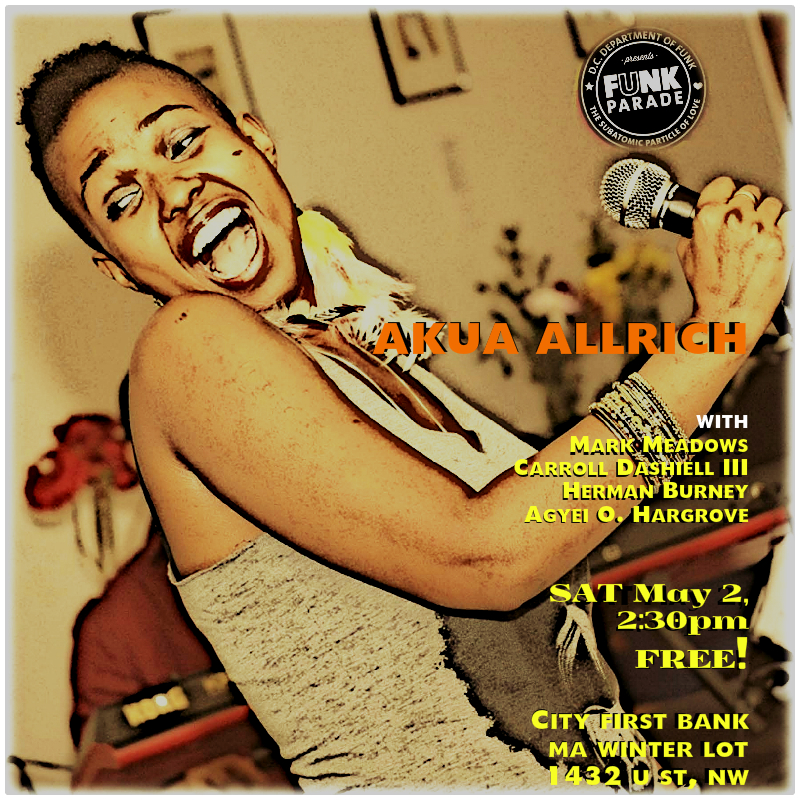 AKUA @ The Funk Parade Day Fest. SAT 52, 2:30pm FREE AKUA @ The Funk Parade Day Fest. SAT 52, 2:30pm FREE